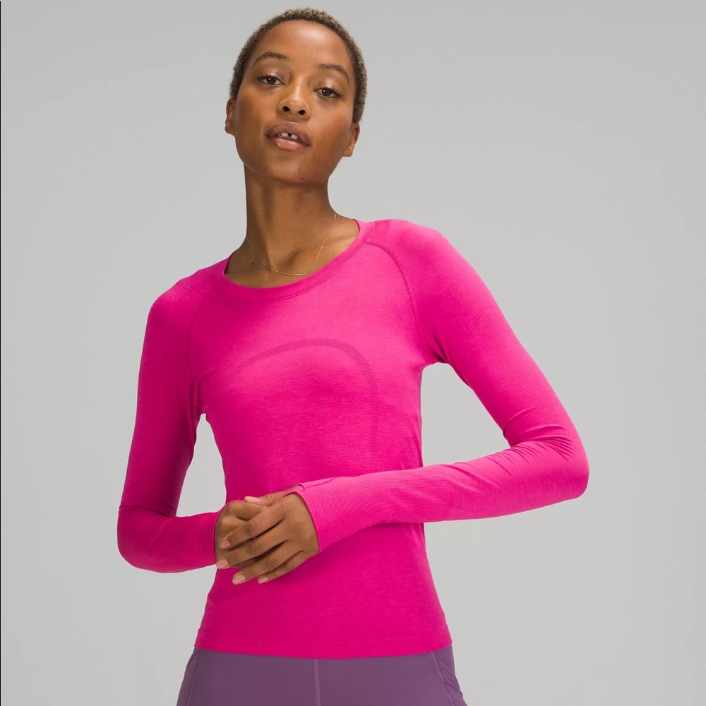 Lululemon pow pink swiftly long sleeve